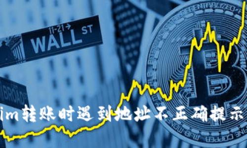 解决Tokenim转账时遇到地址不正确提示的详细指南