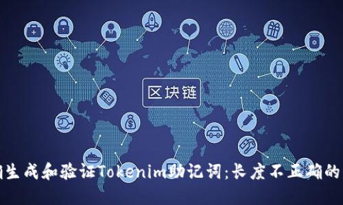 如何正确生成和验证Tokenim助记词：长度不正确的解决方案