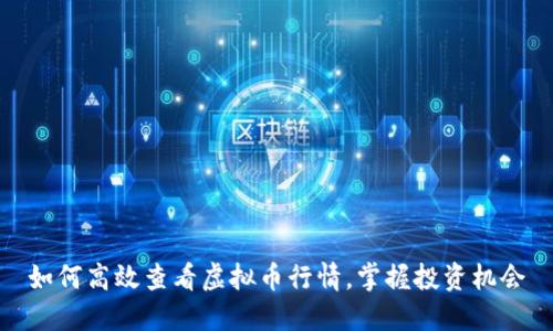 如何高效查看虚拟币行情，掌握投资机会