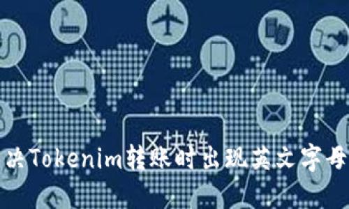 如何解决Tokenim转账时出现英文字母的问题