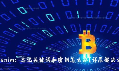 Tokenim: 忘记关键词和密钥怎么办？详尽解决方案