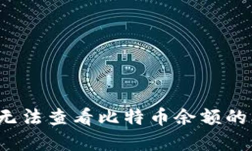 解决Tokenim无法查看比特币余额的问题:全面指南