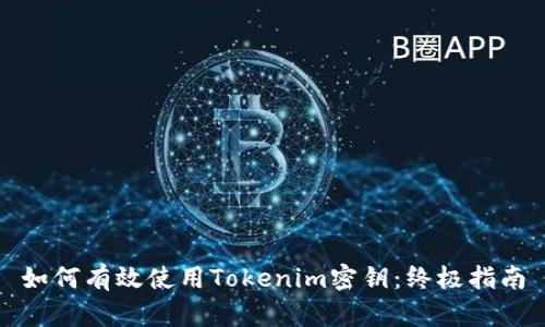 如何有效使用Tokenim密钥：终极指南
