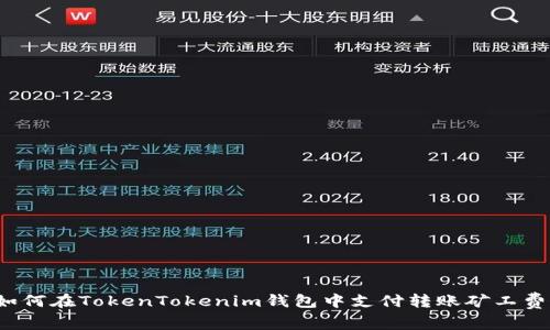 如何在TokenTokenim钱包中支付转账矿工费？